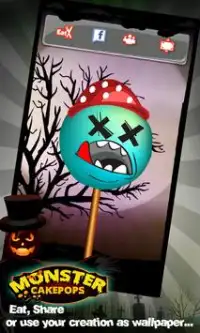 Monster Cake Pop Halloween Screen Shot 5