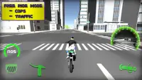 Motorbike  Online Drag Racing - Wheelie racing 3D Screen Shot 14