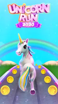 Unicorn Pony Runner:Pony Running Game 2021 Screen Shot 0