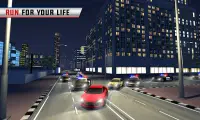شرطة ليل سيارة هرب 3D Screen Shot 2