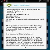 Chess Queen,Rook,Bishop & Knight Problem Screen Shot 8