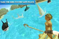 Shark Raft Survival Sim Screen Shot 1