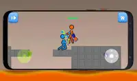 Super Battle Stickman Heros Fighting - 2 Players Screen Shot 0
