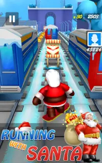 Subway Santa Surf Runner: Santa Run Game Adventure Screen Shot 11