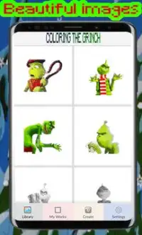 Grinch - Color by number Screen Shot 1