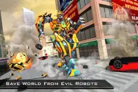 शार्क रोबोट बदलने वाले खेल - रोबोट युद्ध Screen Shot 4