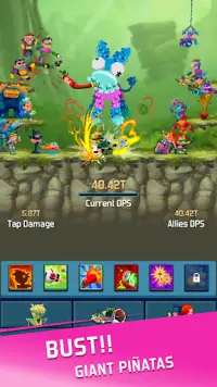 Idle Hero Clicker Game: The battle of titans Screen Shot 5