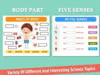 Science Learning Worksheets - Kid Super Scientist! Screen Shot 4