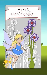Colour Flower Magic - petal colouring game Screen Shot 10