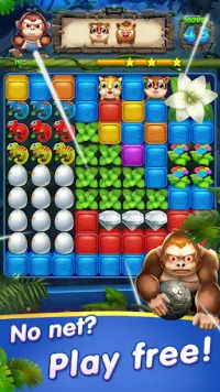 Jungle Blast - Juwelen Crush Puzzle-Spiel Screen Shot 3