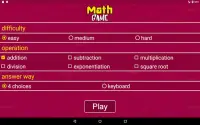 Math Game Screen Shot 9