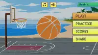 Bola Basket Pantai Screen Shot 0