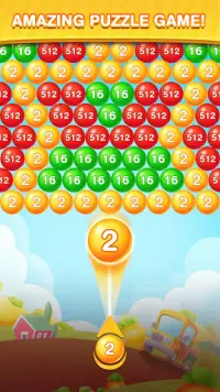 Bubble Shooter 2048 Ball: Shoot & Merge Puzzle Screen Shot 0