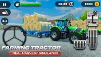 Farming Tractor  Harvest Real Simulator Screen Shot 0