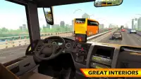 Euro Coach Bus Fahren 2018: Stadtautobahnen Screen Shot 6
