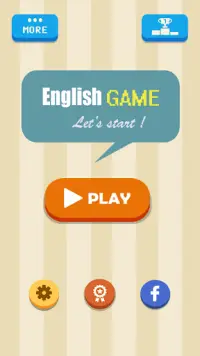 English Game - Vocabulary Game Screen Shot 0