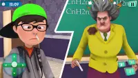 Scary Evil School Horror Teacher 3D: Bad Neighbor Screen Shot 0