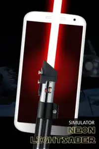 Neon lightsaber simulator Screen Shot 1