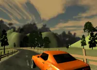 American Muscle Car Village Road Driving Simulator Screen Shot 2