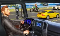 Traffic Highway Truck Racing - Truck Driving Screen Shot 0