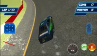 Real kereta lumba 3D Screen Shot 1
