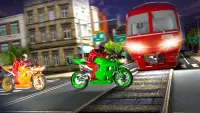 Highway Traffic Bike Race: Moto Rider Racing Screen Shot 0