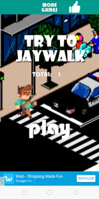 Jaywalking Challenge! Screen Shot 0