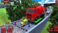 Cargo Transport Heavy Trailer Truck:Mountain Drive Screen Shot 1