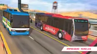 Highway Bus Racing- Libre Autobús Manejo Juego Screen Shot 6