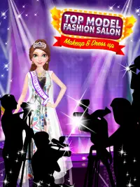 Top Model Fashion Salon Makeup And Dressup Screen Shot 0