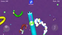 Worms Snake Zone Battle .io Screen Shot 0