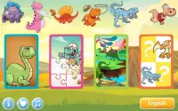 Bambini puzzle Gioco dinosauro Screen Shot 0