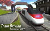 ट्रेन ड्राइविंग सिम्युलेटर 2017- यूरो स्पीड रेसिंग Screen Shot 14
