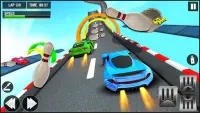 louco acrobacias carro dirigindo : carro corridas Screen Shot 1