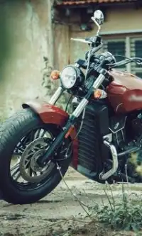 Motocicleta retro do enigma Screen Shot 0