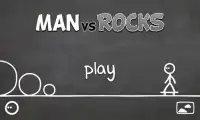 Man vs Rocks Screen Shot 0