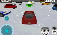 Car winter parking - 3D game Screen Shot 3