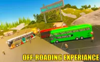 未舗装道路 バス ドライバ 新着 バス シミュレーター ゲーム Screen Shot 0