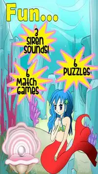 Mermaid Games for Free : Girls Screen Shot 1