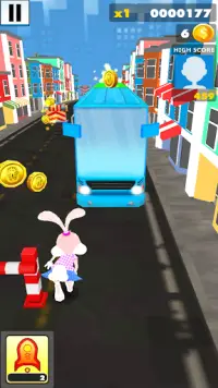 Rabbit Run: Bunny Rabbit Running Games Screen Shot 22