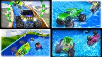 Water Slide: Monsture Truck 4*4 Mega Game Screen Shot 4