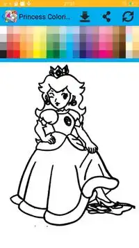 Princess Coloring Book Screen Shot 5