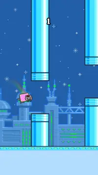 Flappy Nyan: flying cat wings Screen Shot 8