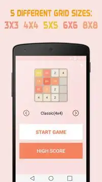 2048 Puzzle jeu avec Annuler Screen Shot 2