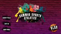 Permainan atletik musim panas olahraga gratis Screen Shot 0