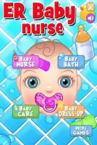 Baby ER Nurse: Infant Care & Doctor Games FREE Screen Shot 0