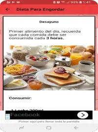 Como Subir de Peso y Dieta Para Engordar Rapido Screen Shot 7