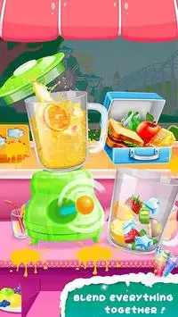 Rainbow Frozen Slushy Maker: Ice Candy Slush Maker Screen Shot 5