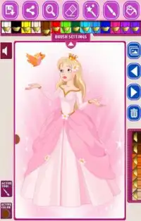 Fairy Princess Coloring Screen Shot 3