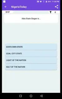 Nigeria Current Affairs Quiz Screen Shot 12